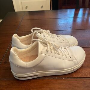 Birkenstock Bend Low white leather sneakers